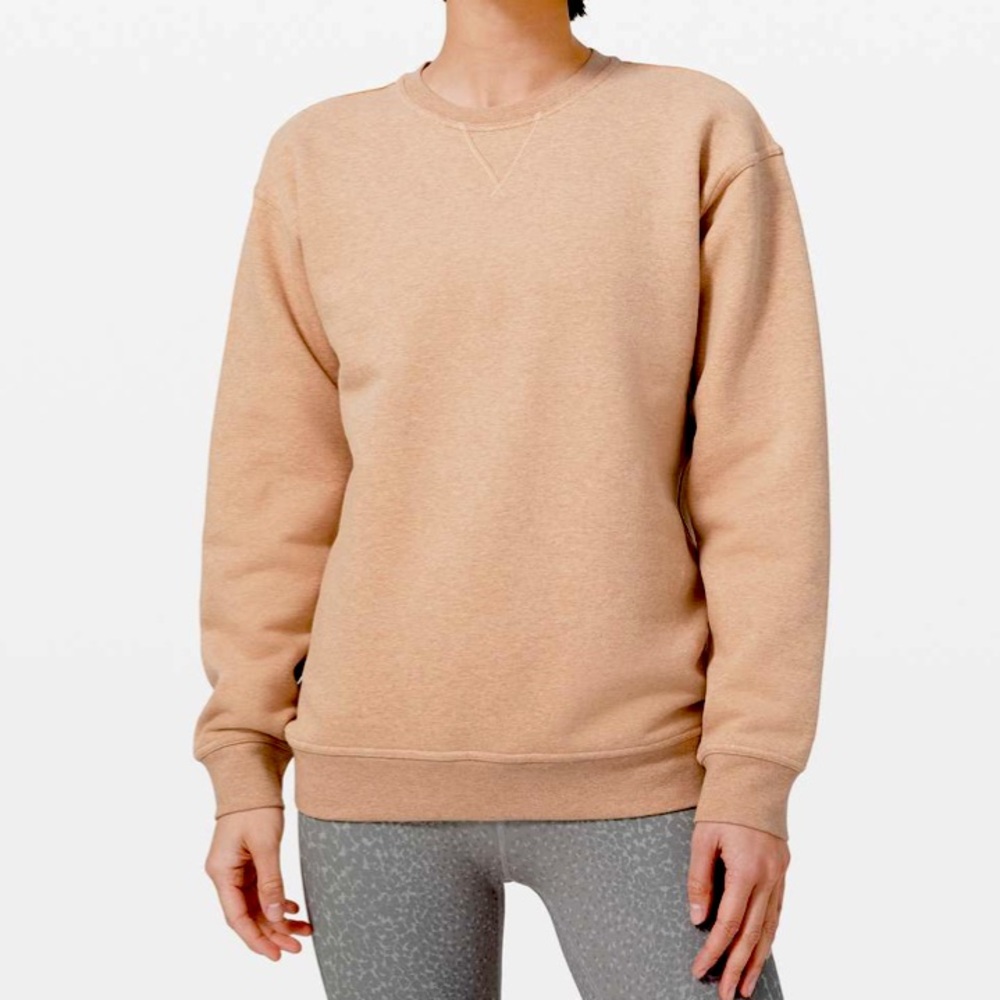 Lululemon All Yours Crew *Terry in Beech Wood size 6